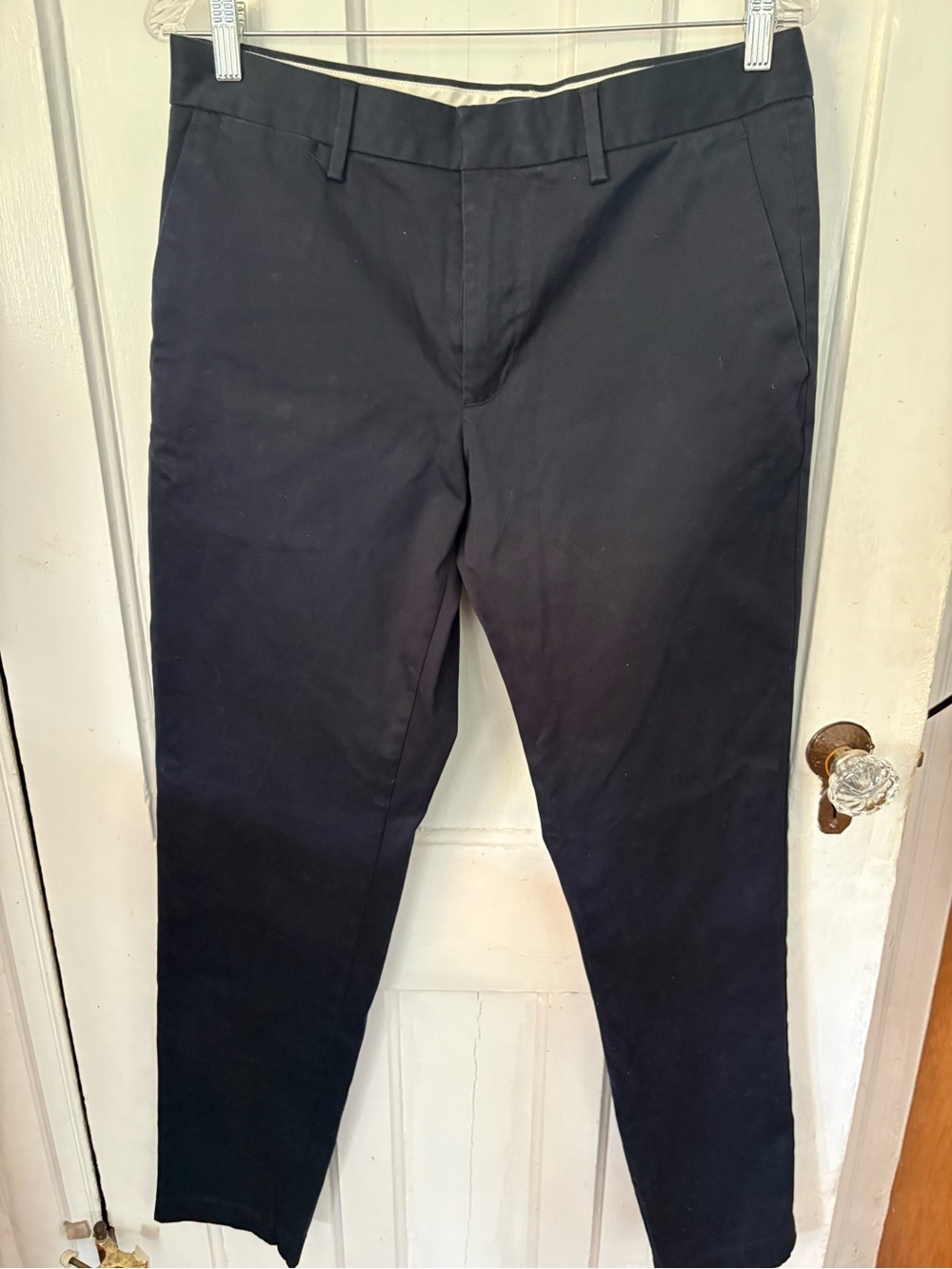 Banana Republic Men's Navy Chinos - Tapered Fit